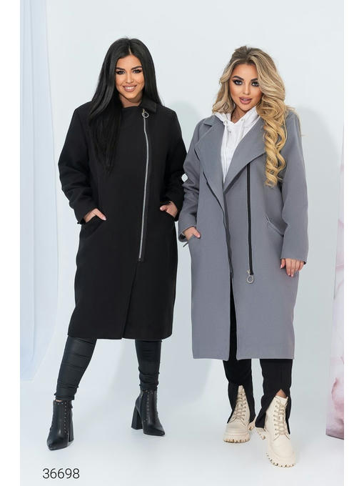 Кашемировое пальто на молнии — изображение 3