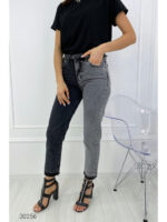 Двухцветные джинсы в винтажном стиле