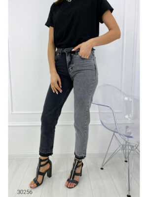 Двухцветные джинсы в винтажном стиле