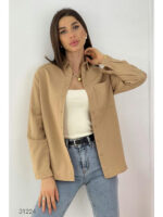 Рубашка с накладным карманом