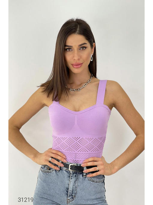 Вязанный боди с перфорацией — изображение 4