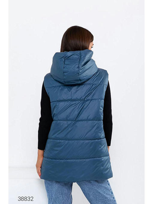Жилет с капюшоном женский — изображение 5