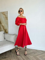 Платье длины миди