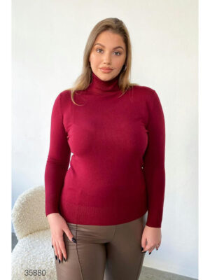 Водолазка с воротом с отворотом