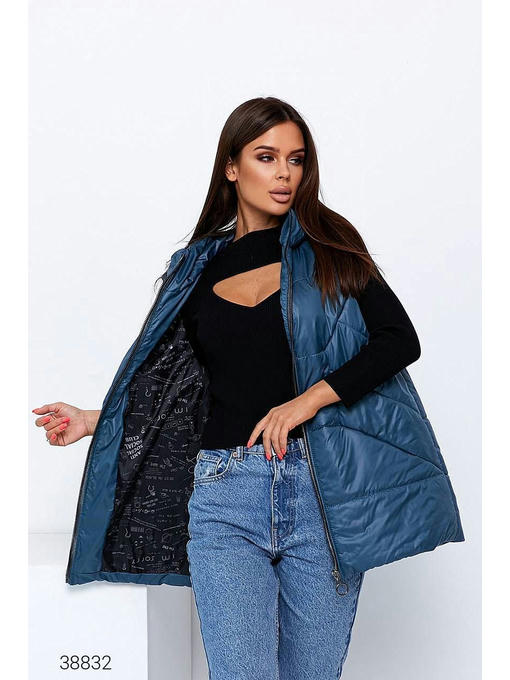 Жилет с капюшоном женский — изображение 3