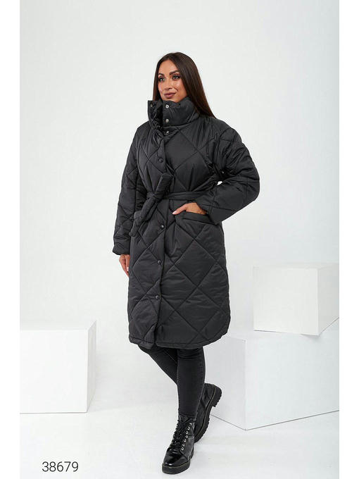 Пальто женское зимнее размера плюс сайз — изображение 9