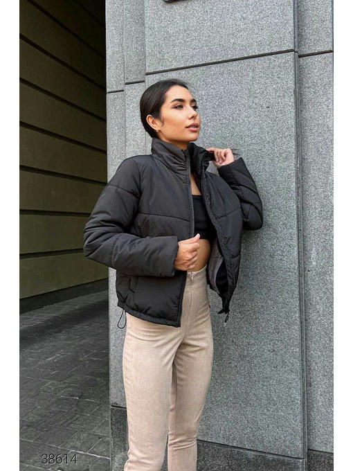 Куртка стеганая укороченная — изображение 4