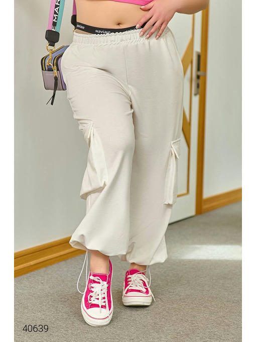 Штаны карго женские больших размеров — изображение 2