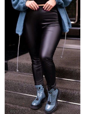 Леггинсы из экокожи больших размеров