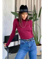 Водолазка с воротом с отворотом