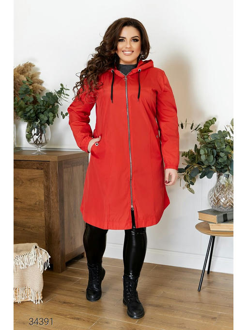 Удлиненная куртка с капюшоном — изображение 2