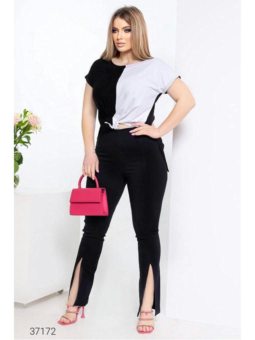 Брюки с разрезами