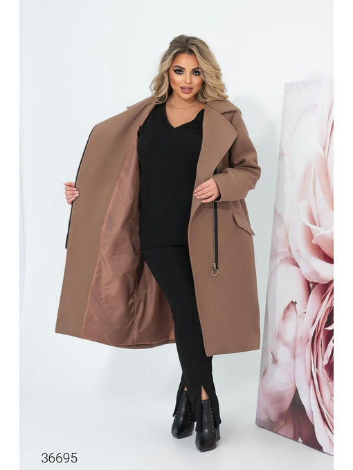 Кашемировое пальто на молнии — изображение 4