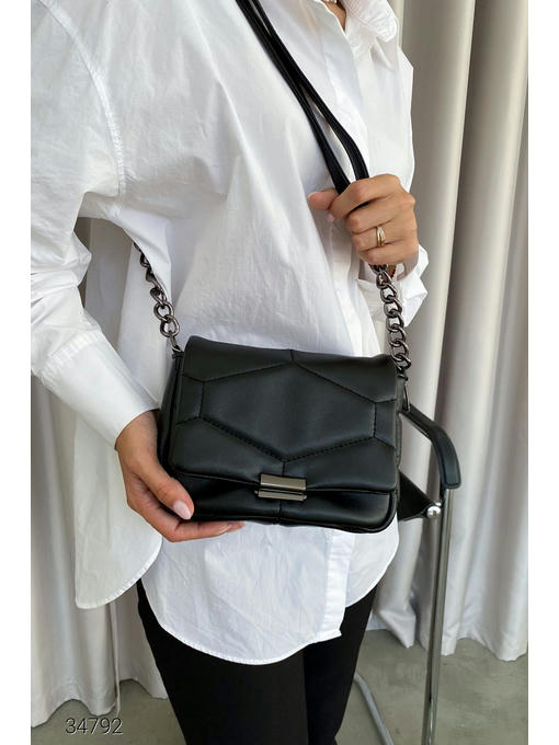 Стеганная сумка через плечо