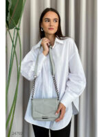 Стеганная сумка через плечо