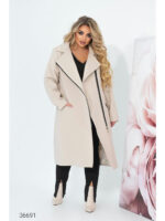 Кашемировое пальто на молнии