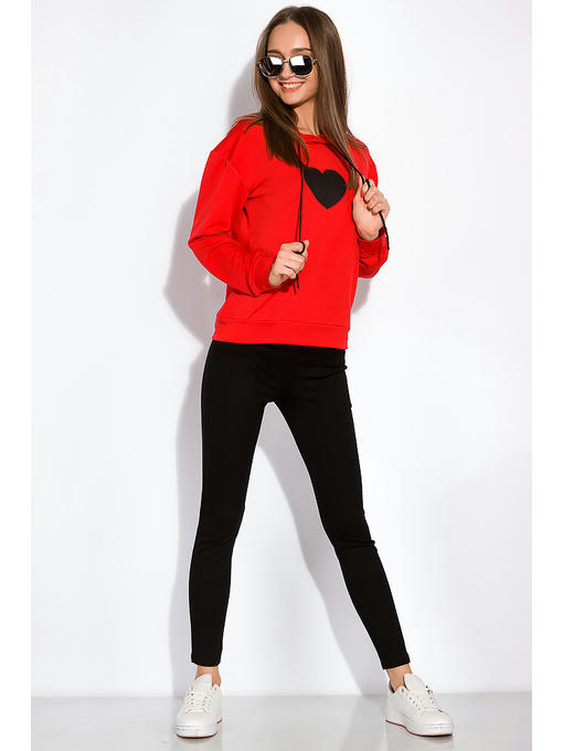 Женский худи с принтом Сердце — изображение 12