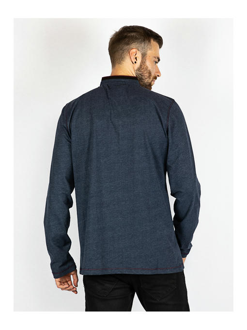 Батник мужской темно-синий — изображение 4