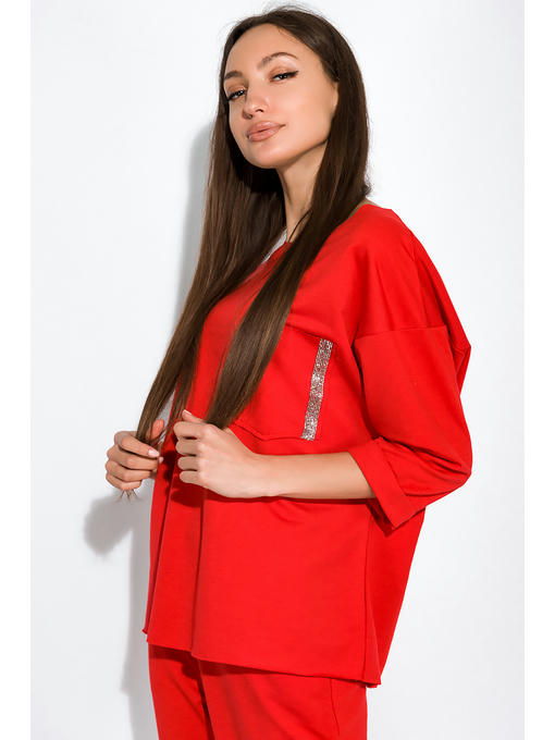 Спортивный костюм с укороченными брюками — изображение 2