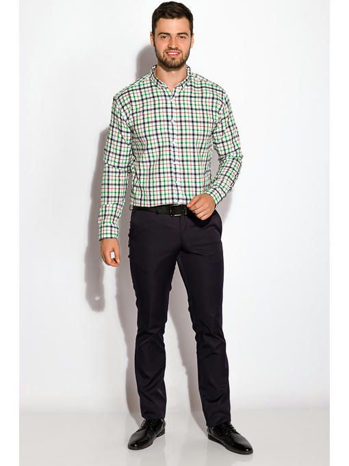 Рубашка в клетку с коротким рукавом — изображение 6