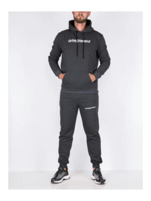 Костюм мужской темно-серый на флисе