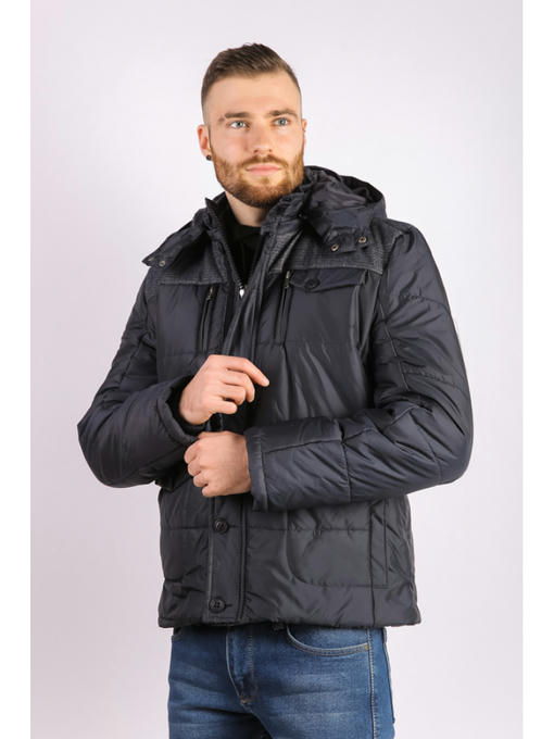 Куртка мужская темно-синяя — изображение 3