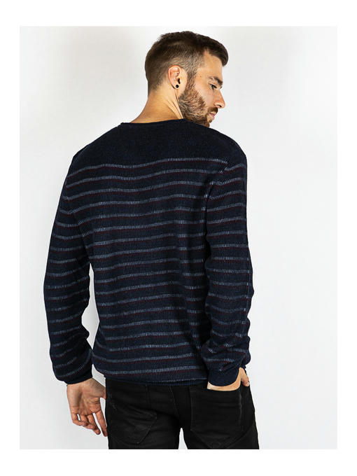 Свитер мужской темно-синий — изображение 4