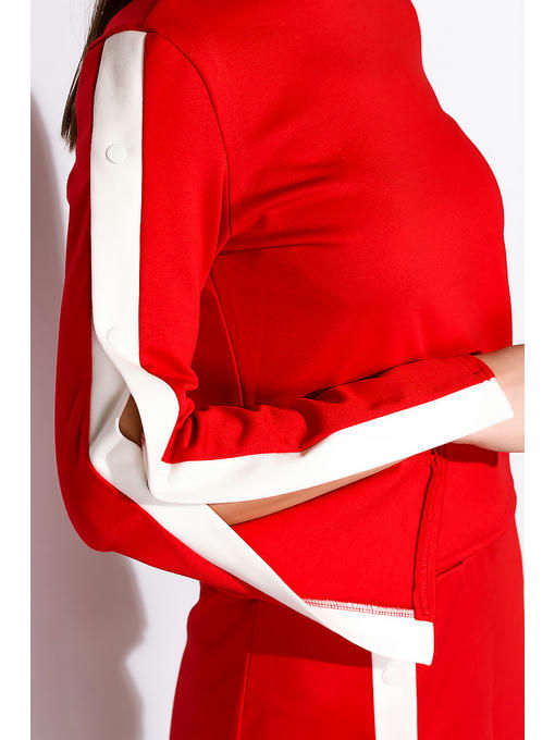 Костюм женский с разрезами на рукаве — изображение 5