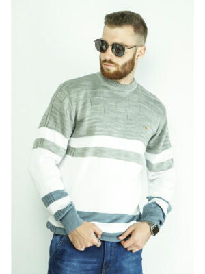 Свитер двухцветный