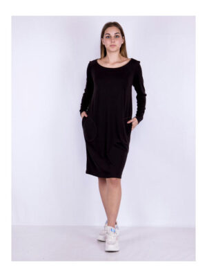 Платье темно-коричневое