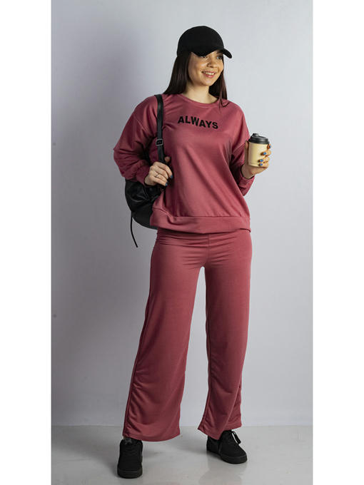 Брюки спортивные женские пудровые — изображение 2