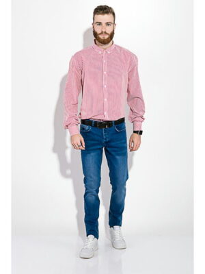 Рубашка мужская в полоску