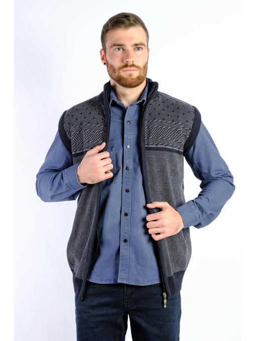 Жилетка вязаная мужская — изображение 9