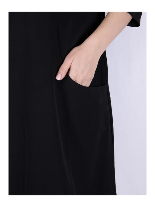 Платье батал черное — изображение 5