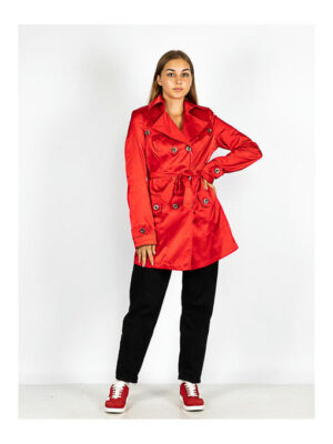 Плащ женский красный