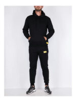 Костюм мужской черный на флисе