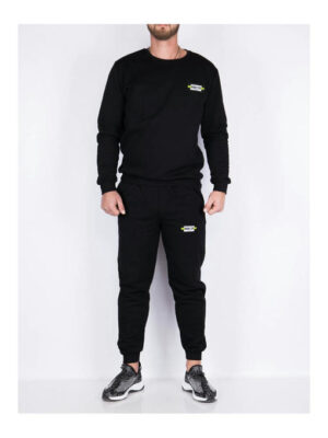 Костюм мужской черный на флисе