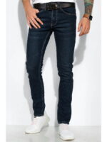 Джинсы однотонные