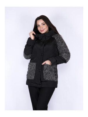 Пальто женское черное