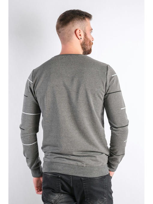 Свитшот серый мужской — изображение 4