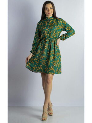 Платье цвет зеленый