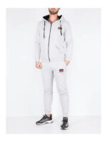 Костюм мужской светло-серый на флисе