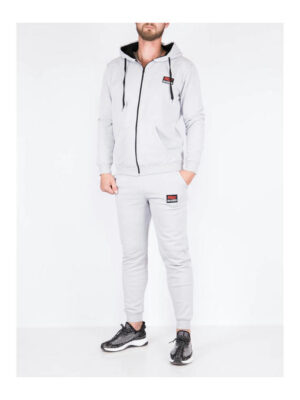 Костюм мужской светло-серый на флисе