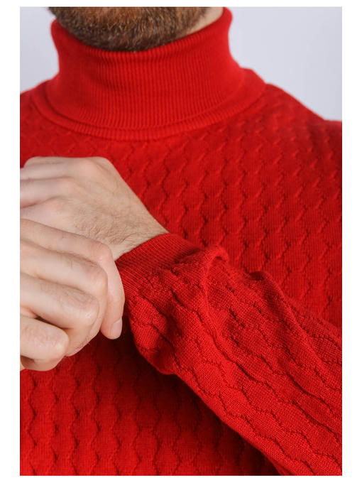 Гольф мужской красный — изображение 5