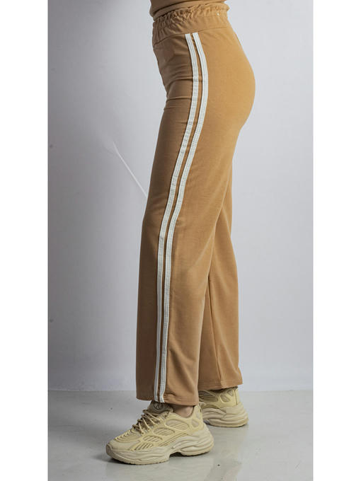 Брюки спортивные женские бежевые — изображение 3