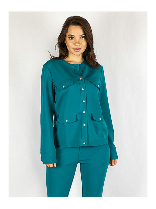 Костюм женский бирюзовый — изображение 3