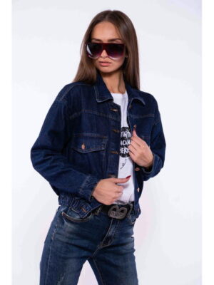 Куртка джинсовая на резинке