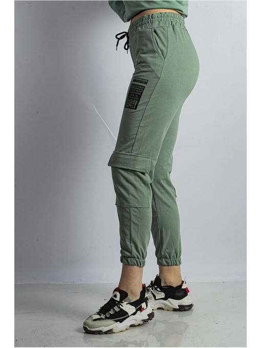 Брюки спортивные женские мятные — изображение 4