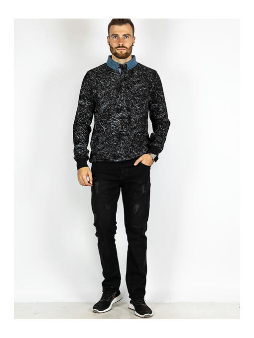 Батник мужской черно-мраморный — изображение 2