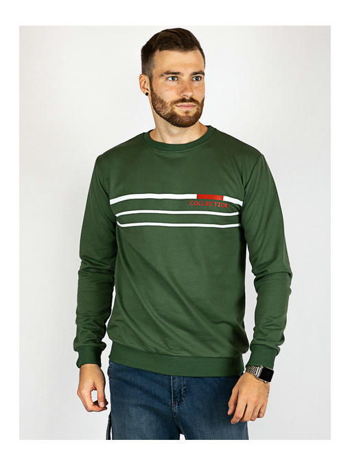 Свитшот мужской зеленый